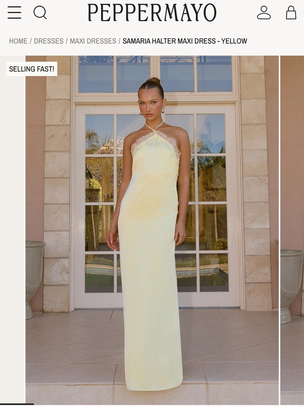 Never worn- Peppermayo maxi dress